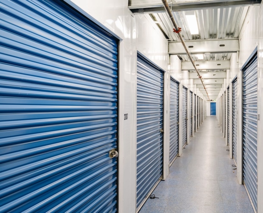 Self storage rental bays that are well maintained